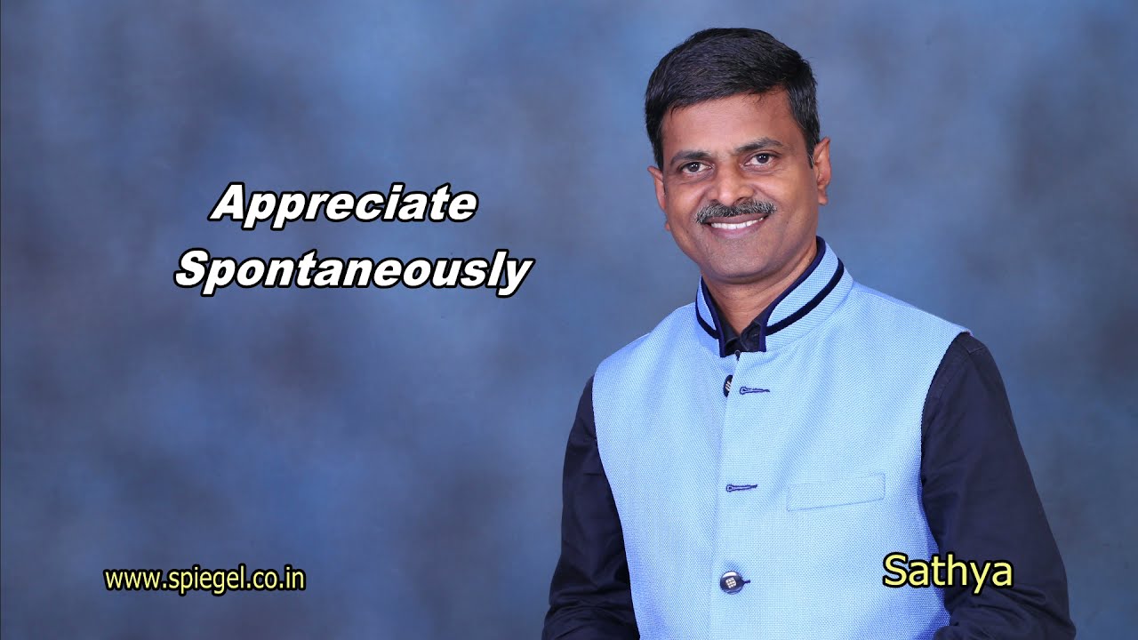 Appreciate Spontaneously