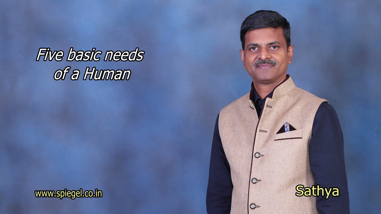 Five Basic Needs Of A Human