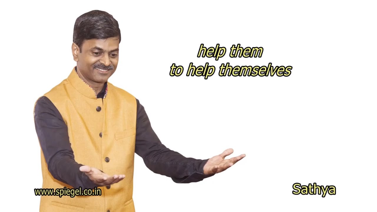 Help them to help themselves