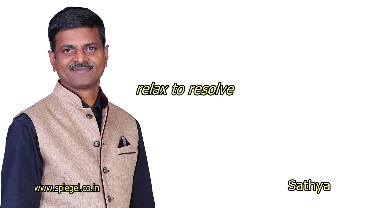 Relax to resolve