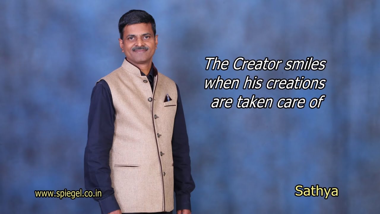The Creator smiles when his creations are taken care of