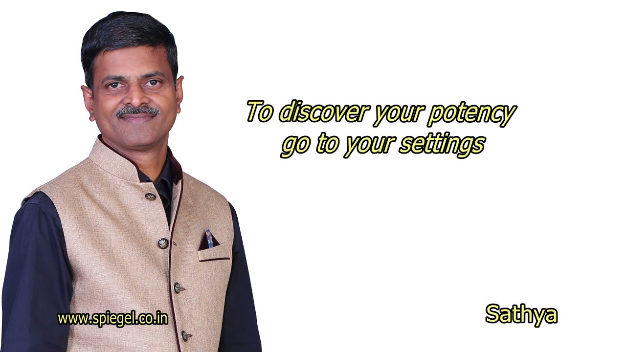 To discover your potency go to your settings