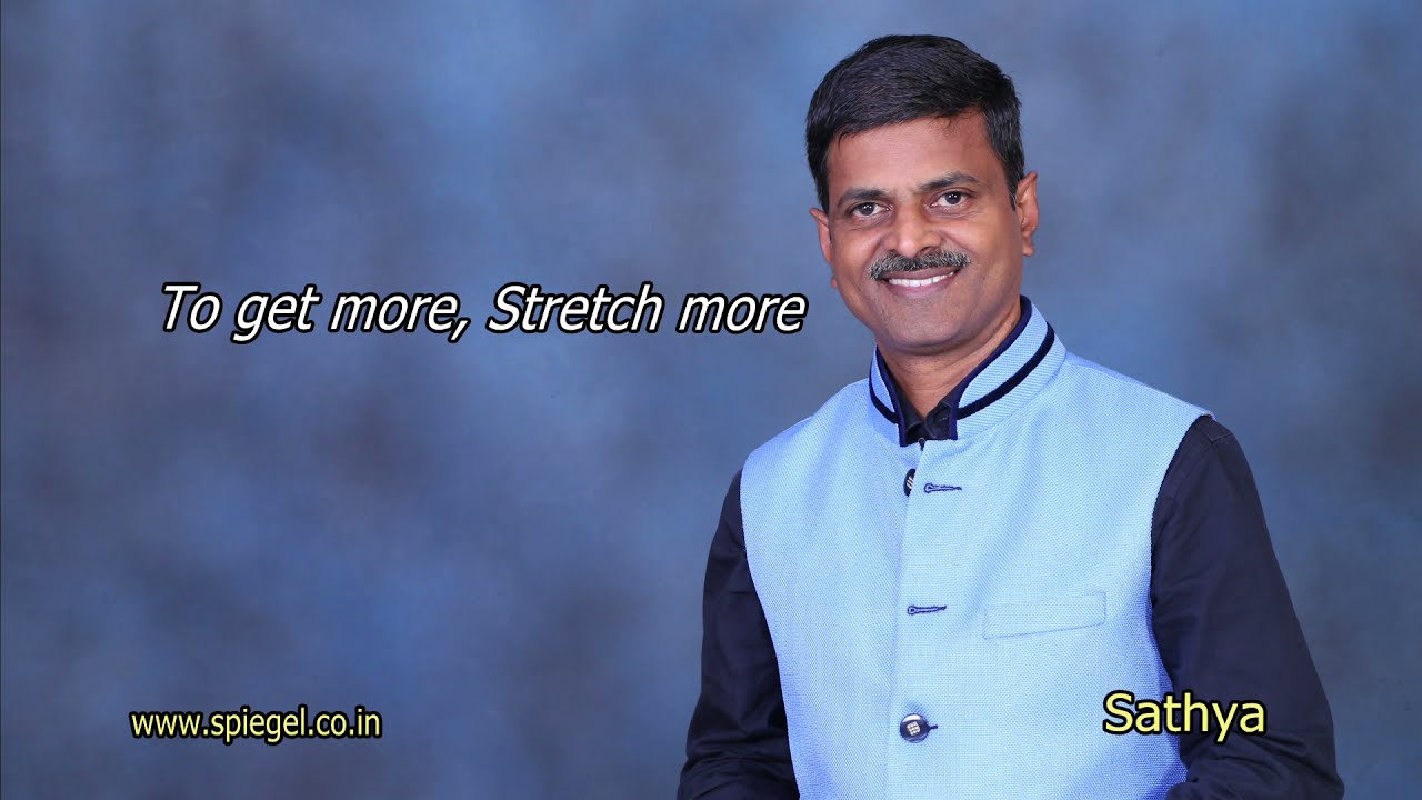 To get more, Stretch more