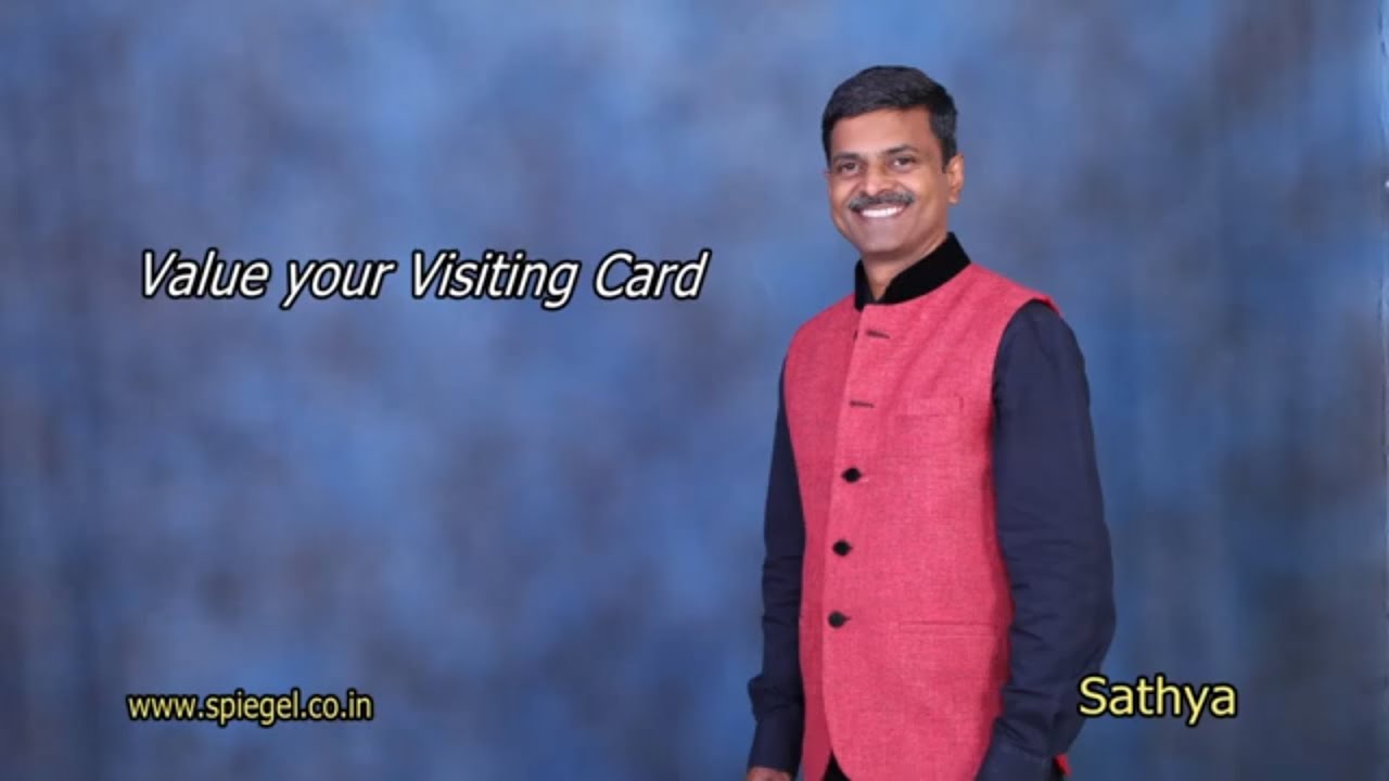 Value your Visiting Card"
